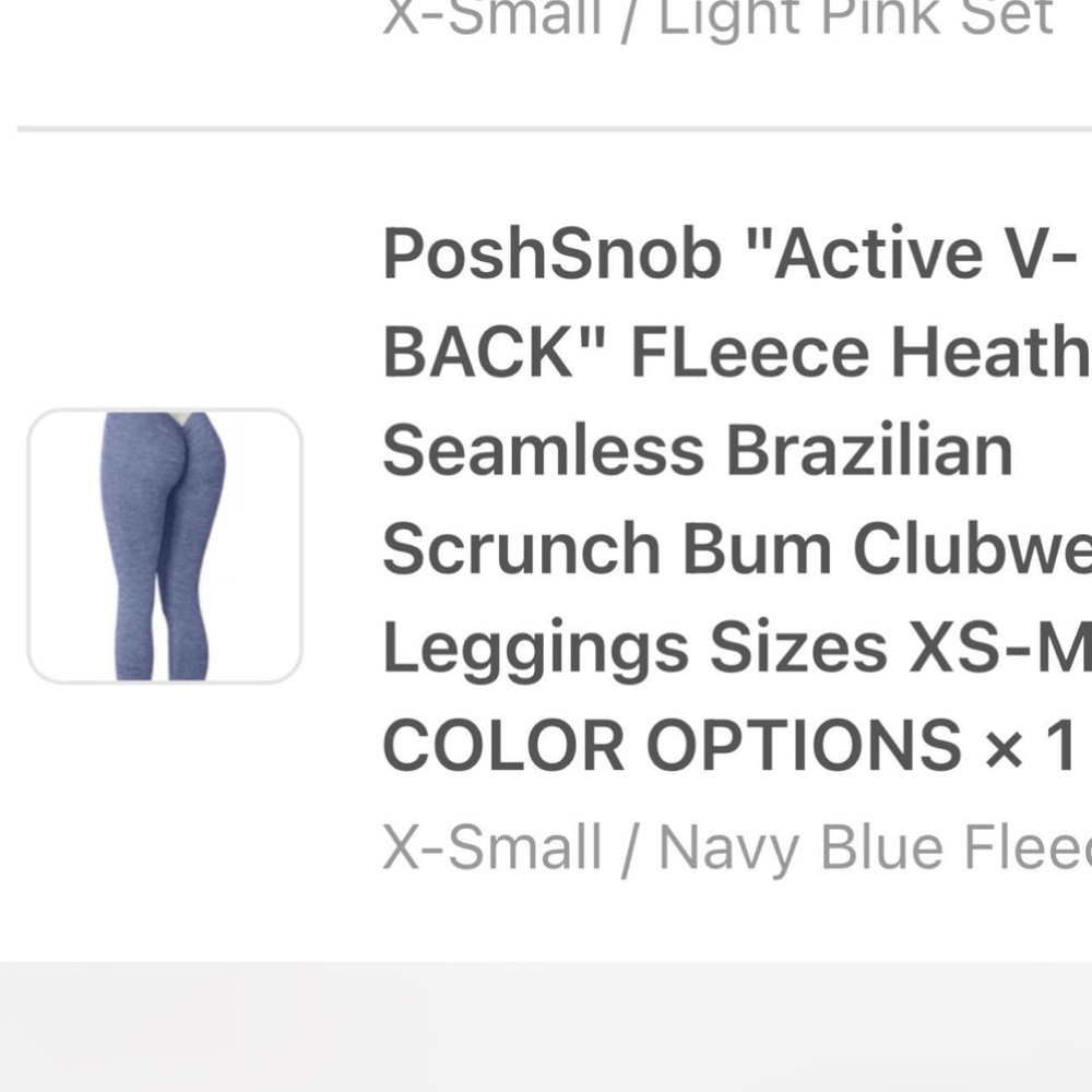 Poshsnob v back leggings - Picture 4 of 4